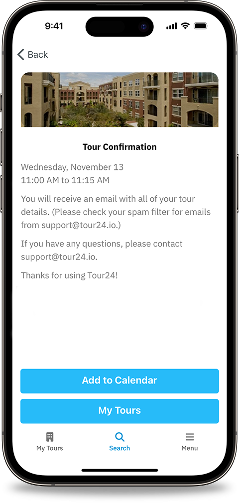 Booked Tour