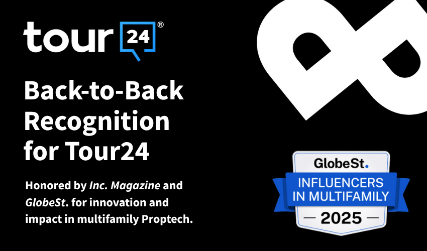 Tour24, the Leader in Self-Guided Apartment Tours, Recognized by Inc. Magazine and GlobeSt. as a Top Innovator in Multifamily PropTech